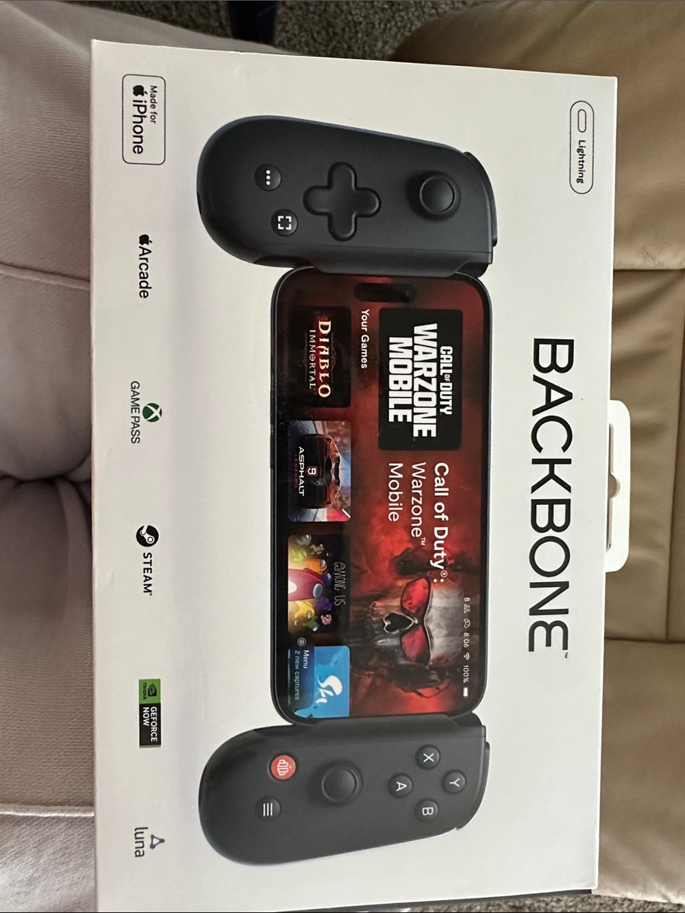 Apple Backbone Mobile Gaming Controller - Black